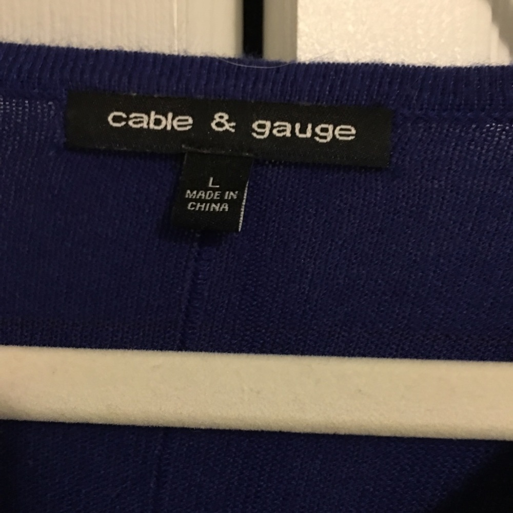Large cobalt blue sweater
